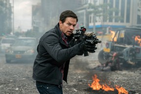 Mark Wahlberg in a scene from Mile 22. (Murray Close)
