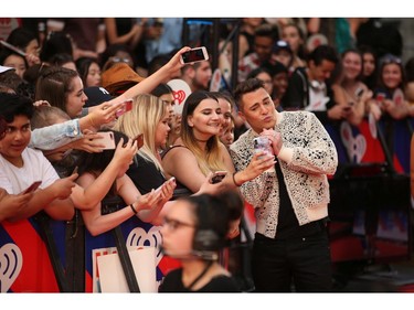 Olympic gold medal skier Gus Kenworthy at the 2018 iHeartRadio MMVA awards in Toronto, Ont. on Sunday August 26, 2018. Jack Boland/Toronto Sun/Postmedia Network