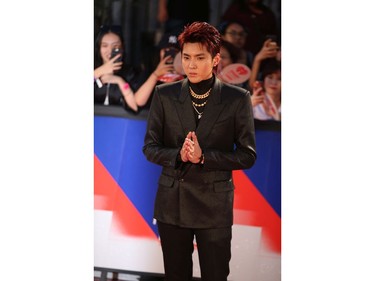 Kris Wu at the 2018 iHeartRadio MMVA awards in Toronto, Ont. on Sunday August 26, 2018. Jack Boland/Toronto Sun/Postmedia Network