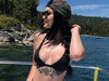 WWE star Paige enjoys a holiday at Lake Tahoe, after a tumultuous year.