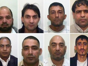 Members of the sick Rochdale sex ring. Three of whom are being booted from the UK.