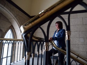 NDP MP Georgina Jolibois, Desnethe-Missinippi-Churchill River, is pictured on Parliament Hill in Ottawa on Feb. 25, 2016. The Trudeau Liberals are looking to create a holiday to mark the dark legacy of Canada's residential schools on Indigenous communities, and plan to use an opposition bill to make it happen. The government has been consulting with Indigenous organizations about creating a holiday to honour survivors and raise awareness of the church-run, government-backed schools as part of work to enact the 94 recommendations from the Truth and Reconciliation Commission. The government intends to back a private member's bill introduced by NDP MP Georgina Jolibois that currently proposes making National Indigenous Peoples Day, June 21, a statutory holiday.