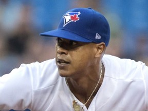 Toronto Blue Jays pitcher Marcus Stroman.  (FRED THORNHILL/The Canadian Press)