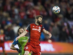 Toronto FC might get veteran defender Drew Moor back in the lineup for the first time since April on Sunday afternoon against New York City FC Ernest Doroszuk/Toronto Sun/Postmedia Network
