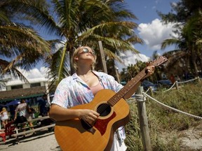 Country singer-songwriter Kim Paige performs on Captiva Beach at last year's Island Hopper Songwriter Fest. This year's festival takes place Sept. 21-30 with performances and events in various venues around Florida's Lee County.