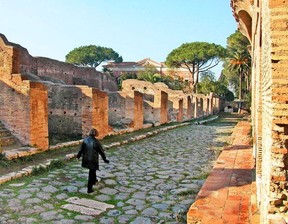 To mentally reconstruct a ruined ancient site like Italy’s Ostia Antica, it pays to do some homework in advance to familiarize yourself with what you will be seeing. GENE OPENSHAW PHOTO