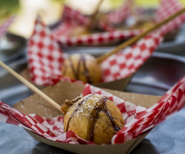 Deep Fried Ferrero Rocher at the CNE Media Preview at Exhibition Place in Toronto, Ont. on Wednesday August 15, 2018. The Canadian National Exhibition runs from August 17 to September 3. Ernest Doroszuk/Toronto Sun/Postmedia
