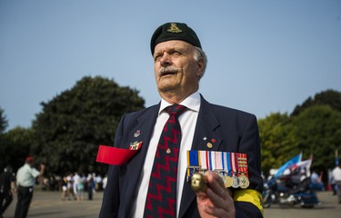 Capt. (retÕd) Rod Pettigrew poses for a photo before the start of the WarriorsÕ Day Parade at the CNE in Toronto, Ont. on Saturday August 18, 2018. Ernest Doroszuk/Toronto Sun/Postmedia