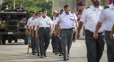 Queen's Own Veterans Association during the WarriorsÕ Day Parade at the CNE in Toronto, Ont. on Saturday August 18, 2018. Ernest Doroszuk/Toronto Sun/Postmedia