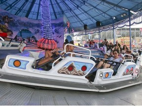 The Polar Express is one of the classic CNE rides on Monday, Aug. 20, 2018.