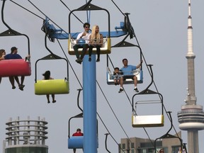The Sky Ride at the CNE on August 20, 2018. Veronica Henri/Toronto Sun