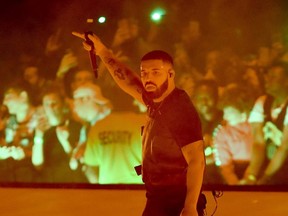 Drake performs at the Scotiabank Arena in Toronto on Tuesday August 21, 2018. Veronica Henri/Toronto Sun