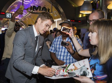 Hayden Christensen at the world premiere of Little Italy screened at the Scotiabank Theatre Toronto in Toronto, Ont. on Wednesday August 22, 2018. Ernest Doroszuk/Toronto Sun/Postmedia