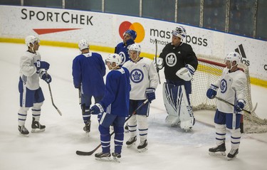 Toronto Maple Leafs summer skate at the MasterCard Centre in Toronto, Ont. on Tuesday August 28, 2018. Ernest Doroszuk/Toronto Sun/Postmedia