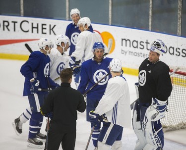 Toronto Maple Leafs summer skate at the MasterCard Centre in Toronto, Ont. on Tuesday August 28, 2018. Ernest Doroszuk/Toronto Sun/Postmedia