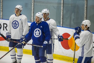 Toronto Maple Leafs summer skate at the MasterCard Centre in Toronto, Ont. on Tuesday August 28, 2018. Ernest Doroszuk/Toronto Sun/Postmedia