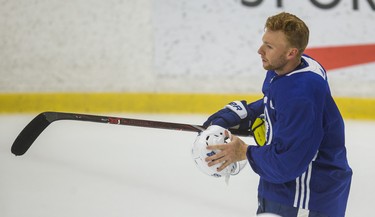 Toronto Maple Leafs  Connor Brown during a summer skate at the MasterCard Centre in Toronto, Ont. on Tuesday August 28, 2018. Ernest Doroszuk/Toronto Sun/Postmedia