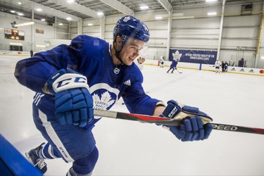 Andrew Nielsen during a Toronto Maple Leafs summer skate at the MasterCard Centre in Toronto, Ont. Wednesday August 29, 2018. Ernest Doroszuk/Toronto Sun/Postmedia