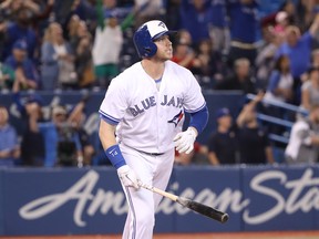 Blue Jays' Justin Smoak was named the team's MVP on Sunday. (GETTY IMAGES)