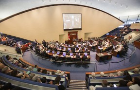Council Chambers at city hall in Toronto, Ont. on Monday August 20, 2018. (Ernest Doroszuk/Toronto Sun)