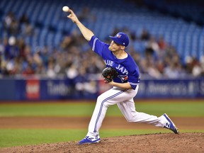 Toronto Blue Jays relief pitcher Ken Giles has been critical of his former team, Houston. (THE CANADIAN PRESS)