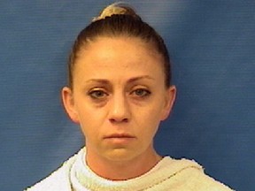 This photo provided by the Kaufman County Sheriff's Office shows Amber Renee Guyger. (Kaufman County Sheriff's Office via AP)