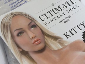 Kitty the sex doll at Kinky S Dolls. (Craig Robertson/Toronto Sun)