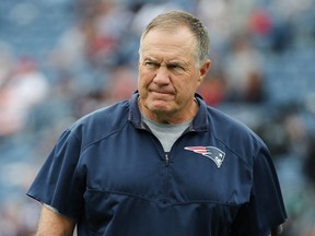 Head coach Bill Belichick of the New England Patriots. (JIM ROGASH/Getty Images)