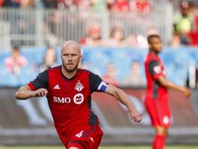 Michael Bradley and Toronto FC host New England on Saturday. (THE CANADIAN PRESS)