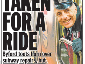 Former TTC chair Andy Byford is getting mocked by the New York tabloids.