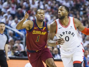 Raptors’ CJ Miles (right) is says in the off-season he was able to “fix what I needed to fix” and is ready to show fans he is capable of more. 
(Ernest Doroszuk/Toronto Sun File)