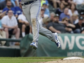 Toronto Blue Jays third baseman Brandon Drury is likely out for the season. (AP)