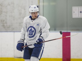 Leafs forward Tyler Ennis has had three 20-goal seasons in the NHL. (Ernest Doroszuk/Toronto Sun)