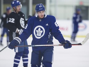 The Maple Leafs are using Tyler Ennis on the wing on the top line with Auston Matthews. THE CANADIAN PRESS