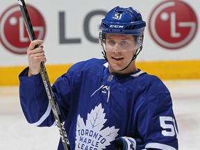 Maple Leafs defenceman Jake Gardiner welcomed a new baby boy, Henry John. GETTY IMAGES