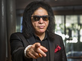 Gene Simmons poses for a photo at the Ritz-Carlton hotel in downtown Toronto. Ernest Doroszuk/Postmedia Network