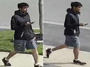 A man sought in an alleged indecent act in Whitby on Monday, Sept. 24, 2018.
