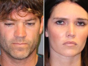 Grant Robicheaux and co-accused Cerissa Laura Riley (Newport Beach Police Department via AP)