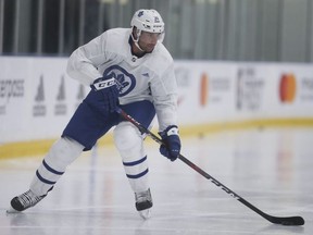 Forward John Tavares at the Summer skate as the Toronto Maple Leafs get ready for training camp in Toronto on Tuesday September 4, 2018.
