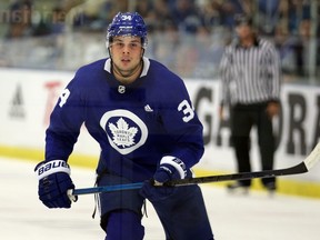 Auston Matthews during Toronto Maple Leafs training camp in Niagara Falls on September 16, 2018. Dave Abel/Toronto Sun