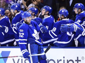 Winger Josh Leivo is trying to earn a full-time job with the Maple Leafs this season. (Frank Gunn/The Canadian Press)
