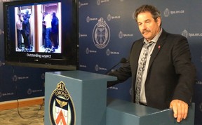Toronto Police Staff-Insp. Mike Earl, who headed up the Holdup Squad until he retired in 2017, is seen here discussing details of a violent home invasion during a news conference at headquarters on June 7, 2017. (CHRIS DOUCETTE/TORONTO SUN)