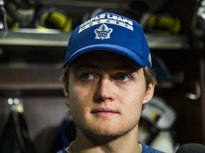 Forward William Nylander and the Maple Leafs are still trying to come to terms on a contract. (Ernest Doroszuk/Toronto Sun)