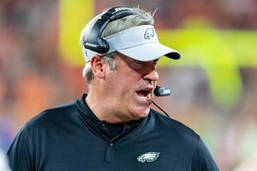 Philadelphia head coach Doug Pederson. GETTY IMAGES