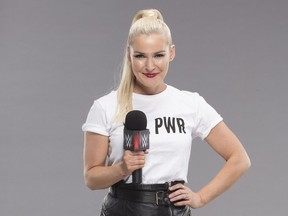 Toronto native Renee Young, who this past week officially became the first woman in WWE history to be promoted to a full-time position on the Monday Night Raw commentary team.