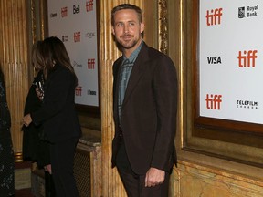 Ryan Gosling, who plays Neil Armstrong, showed up for the screening of First Man at the Elgin Theatre during the Toronto International Film Festival on Monday, September 10, 2018. (Jack Boland/Toronto Sun)