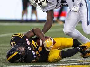 The Hamilton Tiger-Cats took a big hit on Monday when they lost wide receiver Jalen Saunders. (The Canadian Press)