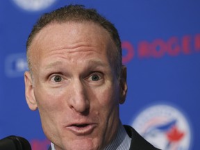 Blue Jays president Mark Shapiro addressed a variety of issues surrounding the club on Friday, Sept. 7, 2018. (VERONICA HENRI/TORONTO SUN FILES)