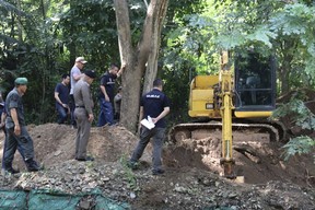 Cops search for the bodies of millionaire Alan Hogg and his wife Nott were allegedly murdered in Thailand at the hands of her brother and hitmen. THE ASSOCIATED PRESS
