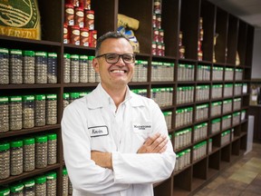 Kevin West, Head of Coffee for Tim Hortons, inside the green coffee lab, where coffee sampling is done at the Tim Hortons Roastery plant in Ancaster, Ont. on Friday September 28, 2018. (Ernest Doroszuk/Toronto Sun/Postmedia)